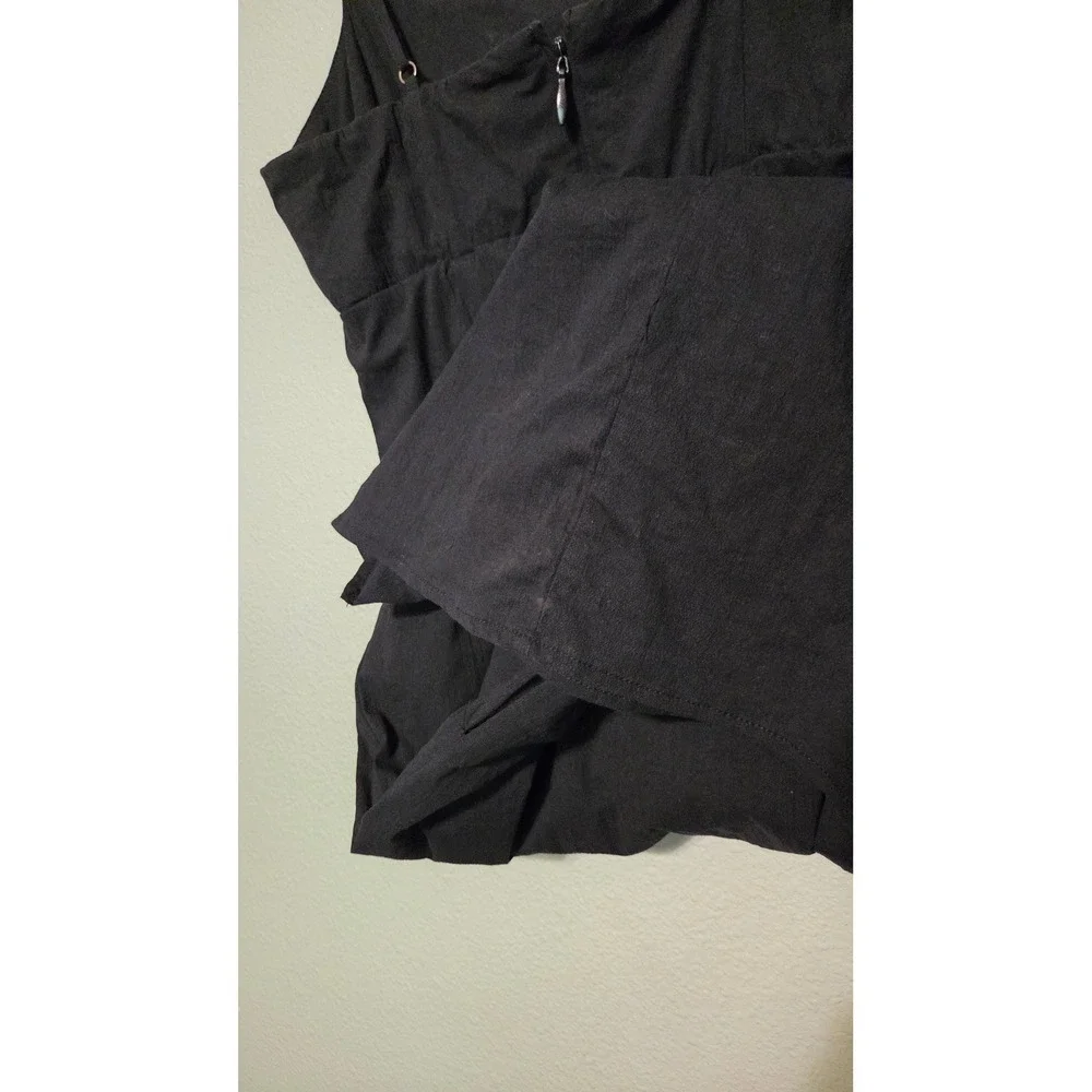 Abercrombie & Fitch Bodycon Dress Medium Petite Black Whimsigoth Witchy Romantic